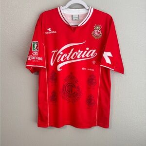 Vintage Toluca 1998/1999 Cardozo home soccer jersey